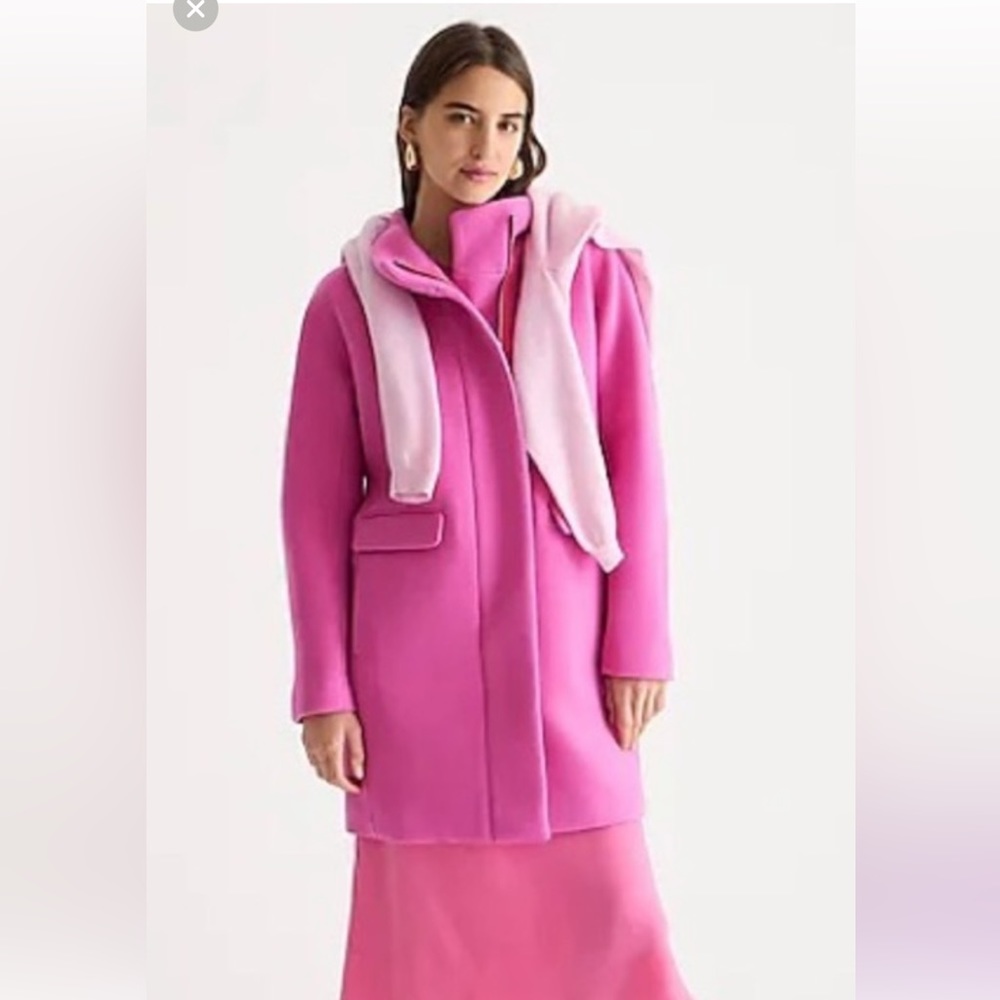 New with tags, J.Crew cocoon, Italian wool stadium cloth coat